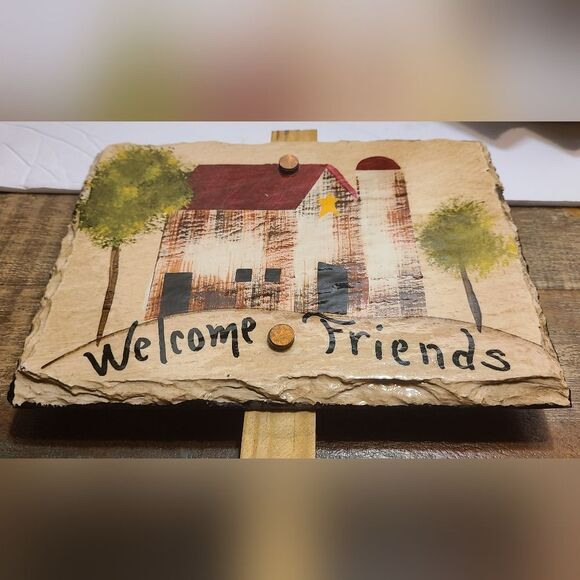 Outdoor Wood Welcome Sign 18" - Picture 7 of 7